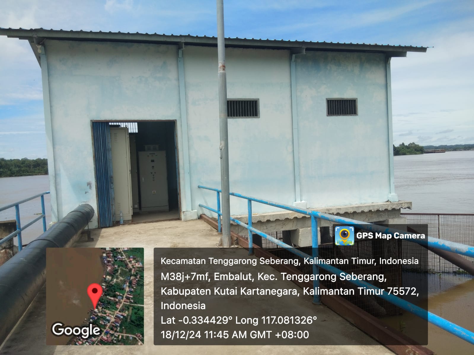 unit air baku tenggarong seberang